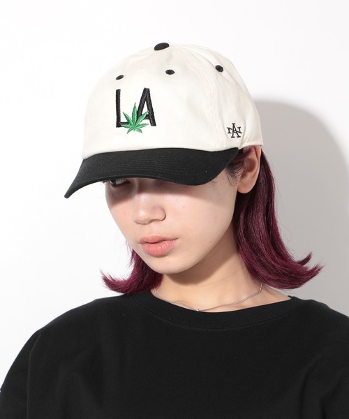 AMERICAN NEEDLE LAロゴキャップ CAP/AMERICAN NEEDLE(アメリカンニードル)BALLPARK - LOS