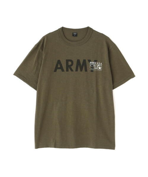 AVIREX（アヴィレックス）の「アーミー トレーニング Tシャツ / ARMY TRAINING T-SHIRT / アヴィレックス / AVIREX（Tシャツ/カットソー・メンズ・その他17/ホワイト系2/オリーブ系・M/L/2XL/XL）」の11枚目の写真