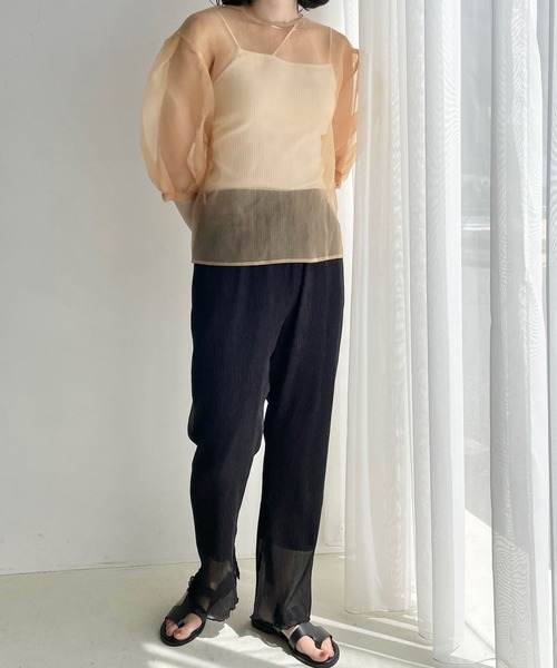LOWRYS FARM(ローリーズファーム)の「ヨウリュウシアーパンツ 905354(その他パンツ・レディース・ブルー/ブラック/アイボリー/イエロー・FREE)」の16枚目の写真