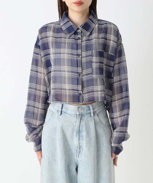 Heather chico セットアップ　チェックシャツ heather - Heather チェックセットアップの通販 by くまちゃん's
