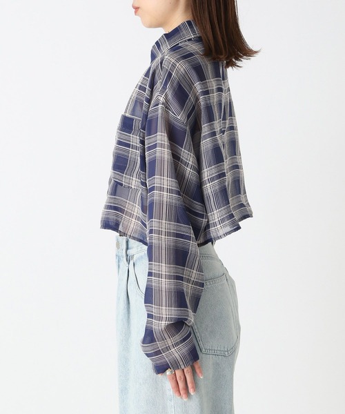 Heather chico セットアップ　チェックシャツ WEB限定6色展開】2WAYオーバーチェックシャツ | Chico(チコ