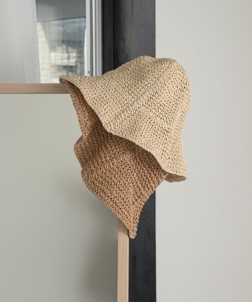 Amiur（エミレ）の「useful soft straw hat（ハット・レディース・ベージュ/ライトベージュ・FREE）」の6枚目の写真