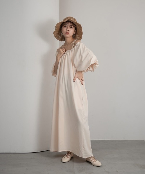 Amiur（エミレ）の「useful soft straw hat（ハット・レディース・ベージュ/ライトベージュ・FREE）」の5枚目の写真