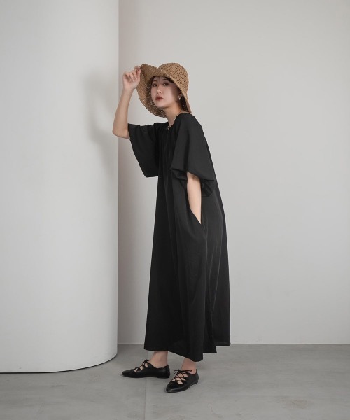 Amiur（エミレ）の「useful soft straw hat（ハット・レディース・ベージュ/ライトベージュ・FREE）」の10枚目の写真