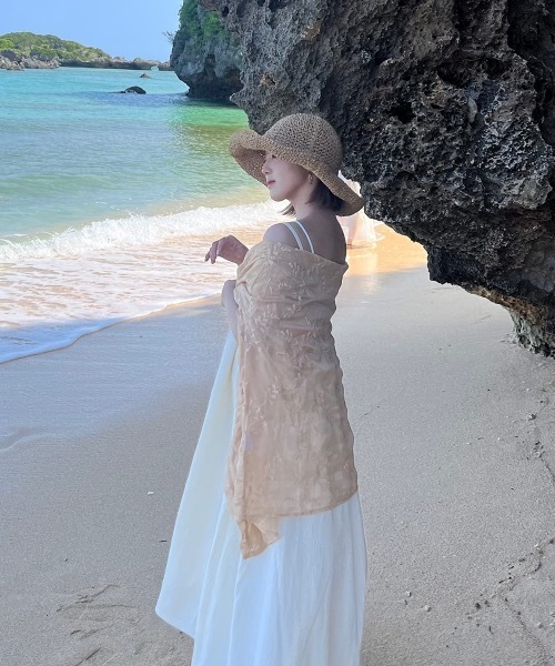 Amiur（エミレ）の「useful soft straw hat（ハット・レディース・ベージュ/ライトベージュ・FREE）」の12枚目の写真