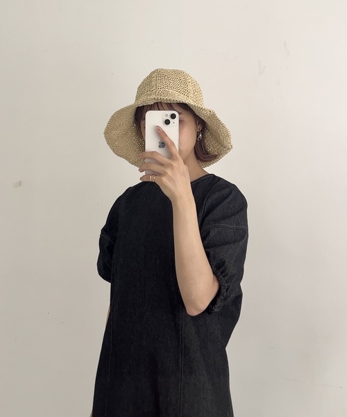Amiur（エミレ）の「useful soft straw hat（ハット・レディース・ベージュ/ライトベージュ・FREE）」の19枚目の写真