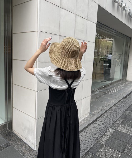 Amiur（エミレ）の「useful soft straw hat（ハット・レディース・ベージュ/ライトベージュ・FREE）」の20枚目の写真