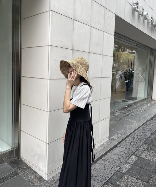 Amiur（エミレ）の「useful soft straw hat（ハット・レディース・ベージュ/ライトベージュ・FREE）」の18枚目の写真