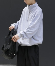 meltum | 【meltum/メルタム】HALF ZIP SWEAT - ハーフジップスウェット(スウェット)