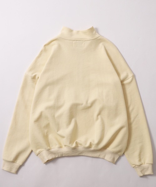 meltum(メルタム)の「【meltum/メルタム】HALF ZIP SWEAT - ハーフジップスウェット(スウェット・メンズ・ブラック/オートミール/クリーム/ブラウン/グレー・FREE)」の11枚目の写真