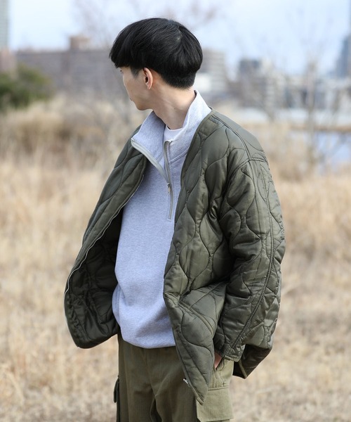 meltum(メルタム)の「【meltum/メルタム】HALF ZIP SWEAT - ハーフジップスウェット(スウェット・メンズ・ブラック/オートミール/クリーム/ブラウン/グレー・FREE)」の16枚目の写真