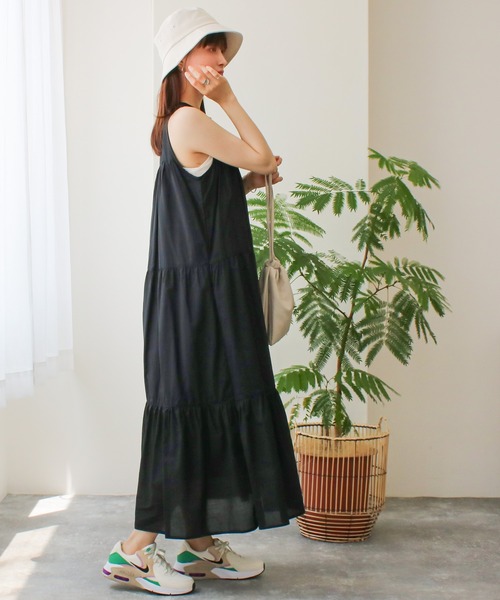 Social GIRL(ソーシャルガール)の「アメリカンスリーブティアードワンピース(ワンピース・レディース・ブラック/ブルー/ブラウン/オフホワイト/イエロー・M)」の18枚目の写真