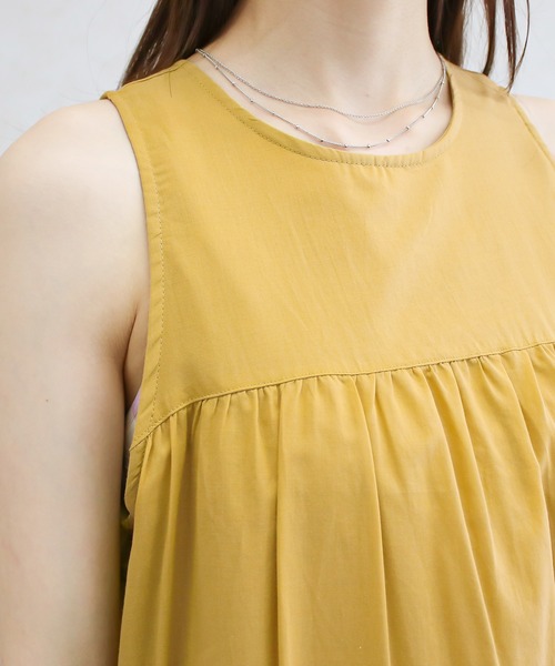 Social GIRL(ソーシャルガール)の「アメリカンスリーブティアードワンピース(ワンピース・レディース・ブラック/ブルー/ブラウン/オフホワイト/イエロー・M)」の13枚目の写真