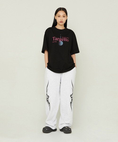 TARGETTO（ターゲット）の「【TARGETTO 】ウォータードロップ ロゴ Tシャツ / WATER DROP LOGO TEE SHIRT（Tシャツ/カットソー・レディース・ブラック/ホワイト・1/2）」の20枚目の写真