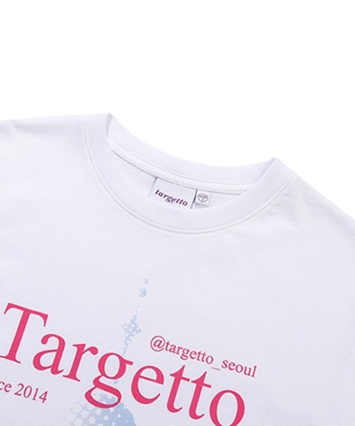 TARGETTO（ターゲット）の「【TARGETTO 】ウォータードロップ ロゴ Tシャツ / WATER DROP LOGO TEE SHIRT（Tシャツ/カットソー・レディース・ブラック/ホワイト・1/2）」の10枚目の写真