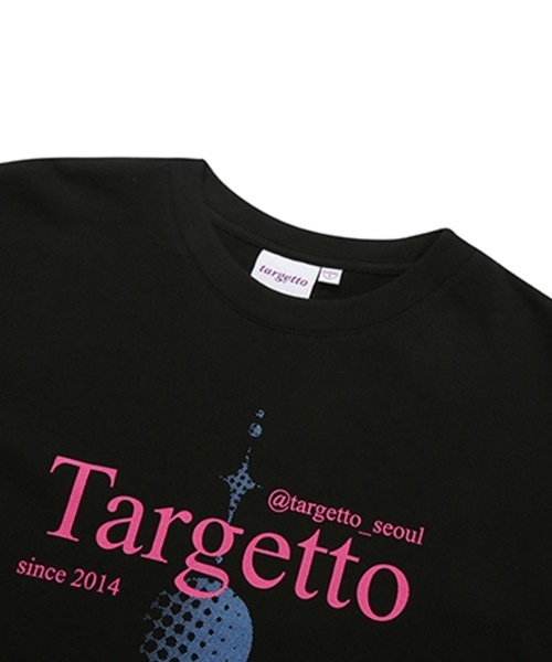 TARGETTO（ターゲット）の「【TARGETTO 】ウォータードロップ ロゴ Tシャツ / WATER DROP LOGO TEE SHIRT（Tシャツ/カットソー・レディース・ブラック/ホワイト・1/2）」の14枚目の写真