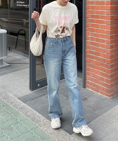LE MORE（リモア）の「My Favorite Things プリントTシャツ（Tシャツ/カットソー・レディース・ホワイト/クリーム・FREE）」の8枚目の写真