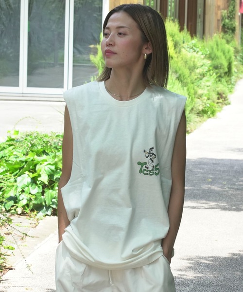 TCSS（ティーシーエスエス）の「MUSCLE/Critical Slide(クリティカルスライド)TCSSマッスルタンクトップ（タンクトップ・メンズ・ホワイト・MEDIUM/LARGE/SMALL/X-LARGE）」の6枚目の写真