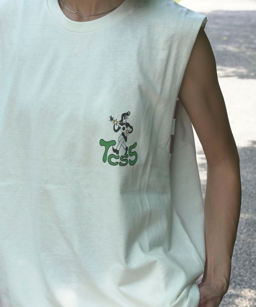 TCSS（ティーシーエスエス）の「MUSCLE/Critical Slide(クリティカルスライド)TCSSマッスルタンクトップ（タンクトップ・メンズ・ホワイト・MEDIUM/LARGE/SMALL/X-LARGE）」の9枚目の写真