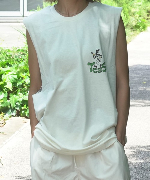 TCSS（ティーシーエスエス）の「MUSCLE/Critical Slide(クリティカルスライド)TCSSマッスルタンクトップ（タンクトップ・メンズ・ホワイト・MEDIUM/LARGE/SMALL/X-LARGE）」の7枚目の写真