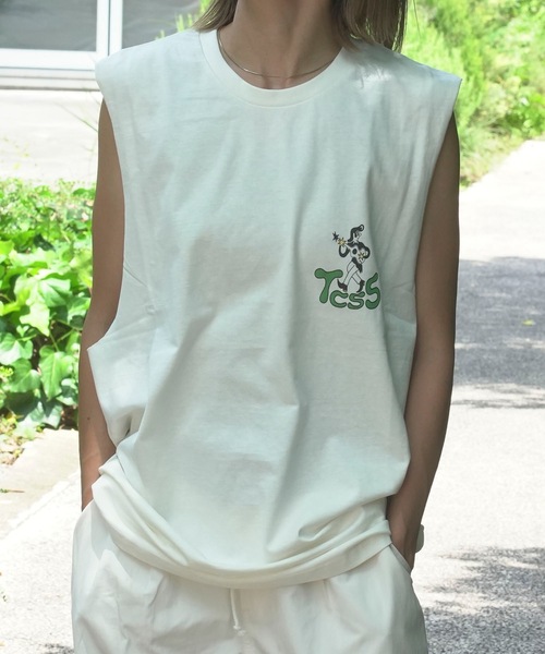 TCSS（ティーシーエスエス）の「MUSCLE/Critical Slide(クリティカルスライド)TCSSマッスルタンクトップ（タンクトップ・メンズ・ホワイト・MEDIUM/LARGE/SMALL/X-LARGE）」の8枚目の写真