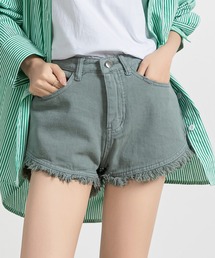 ダメージ加工 ブーツカット デニムジーンズ」に該当するファッション