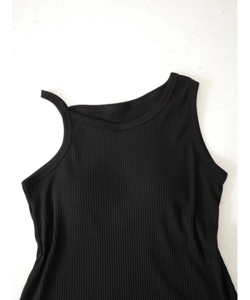 TRUNC（トランクエイティーエイト）の「Asymmetry Tank Top（タンクトップ・レディース・ブラック/ホワイト系その他・FREE）」の20枚目の写真