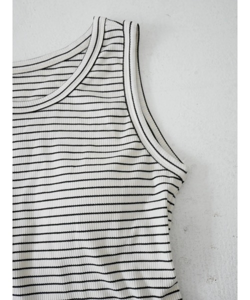 TRUNC（トランクエイティーエイト）の「Asymmetry Tank Top（タンクトップ・レディース・ブラック/ホワイト系その他・FREE）」の16枚目の写真