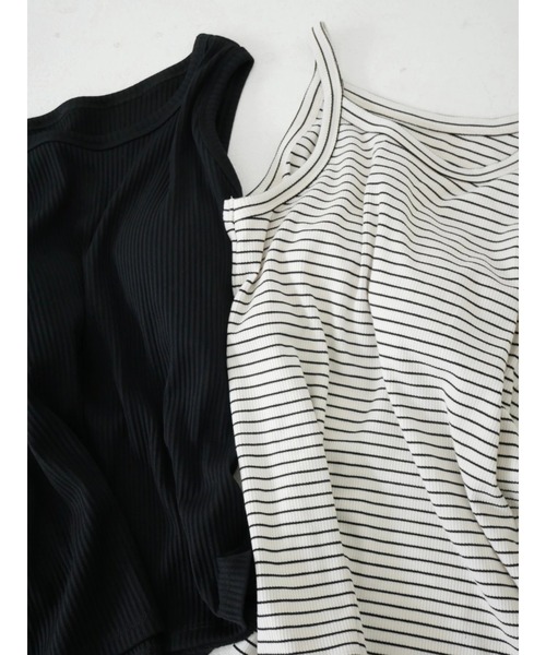 TRUNC（トランクエイティーエイト）の「Asymmetry Tank Top（タンクトップ・レディース・ブラック/ホワイト系その他・FREE）」の8枚目の写真