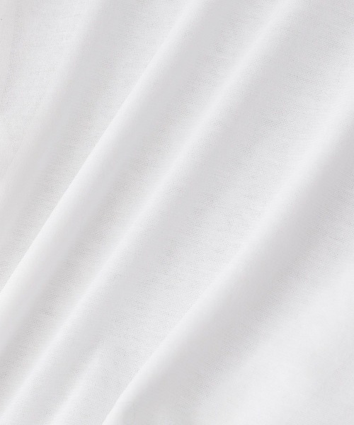 e/rm（イーアールエム）の「【e/rm】シアークルーネックTシャツ_5分袖（Tシャツ/カットソー・レディース・オフホワイト/ライトブラウン/ライトグレー・FREE）」の20枚目の写真