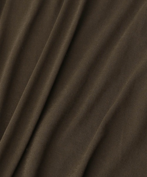 e/rm（イーアールエム）の「【e/rm】シアークルーネックTシャツ_5分袖（Tシャツ/カットソー・レディース・オフホワイト/ライトブラウン/ライトグレー・FREE）」の13枚目の写真