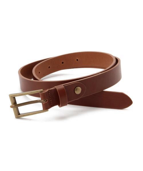 Ray BEAMS（レイビームス）の「Ray BEAMS / レザーベルト 25mm（ベルト・レディース・ブラック/ブラウン/ブラウン系その他・ONE SIZE）」の7枚目の写真