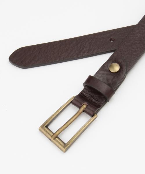 Ray BEAMS（レイビームス）の「Ray BEAMS / レザーベルト 25mm（ベルト・レディース・ブラック/ブラウン/ブラウン系その他・ONE SIZE）」の4枚目の写真