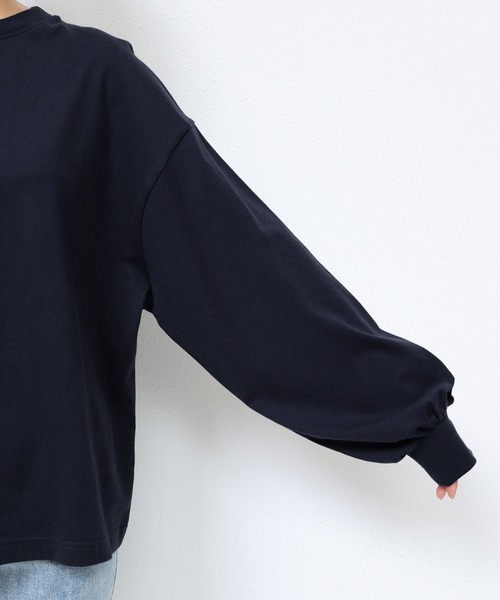 セール】ボリュームスリーブ長袖Tシャツ（Tシャツ/カットソー