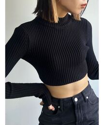 EMODA | ハイネッククロップニット(ニット/セーター)