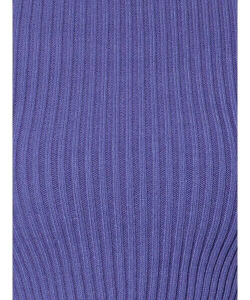 EMODA(エモダ)の「ハイネッククロップニット(ニット/セーター・レディース・ホワイト/ブラック/イエロー/その他/その他1/ブルー・FREE)」の9枚目の写真