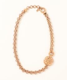 Folli Follie Coin Vintage ネックレス(ピンクゴールド)