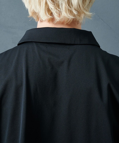 STUDIOUS(ステュディオス)の「【A+TOKYO/エープラストウキョウ】ATHLETEハーフスリーブポロシャツ(ポロシャツ・メンズ・ブラック/ライトグレー・1/2)」の10枚目の写真