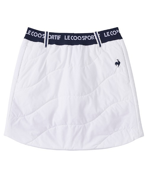 le coq sportif - coco 中古 ルコックスポルティフ le coq sportif レディース ショートパンツ 9号(M) 白 ホワイト ラップスカート風 coco 中古【値下げ】 ルコックスポルティフレディース スカート