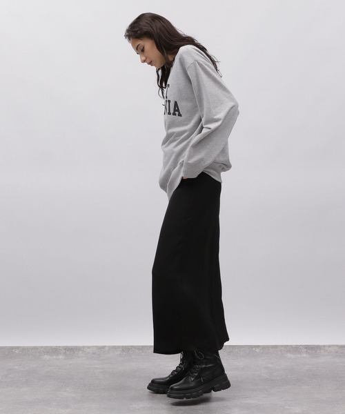 LAKOLE（ラコレ）の「サテンスカート / 972307（スカート・レディース・ダークグリーン/ブラック/グレイッシュベージュ・SMALL/MEDIUM）」の5枚目の写真