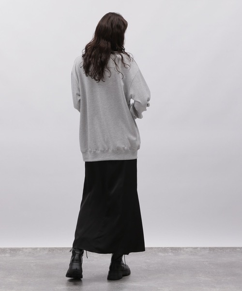 LAKOLE（ラコレ）の「サテンスカート / 972307（スカート・レディース・ダークグリーン/ブラック/グレイッシュベージュ・SMALL/MEDIUM）」の6枚目の写真