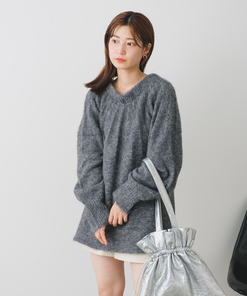 Kastane(カスタネ)の「【SETUP対応】フェイクレザーショートパンツ(その他パンツ・レディース・アイボリー/ブラック・FREE)」の15枚目の写真