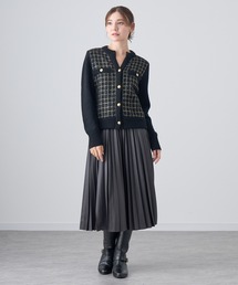 ANAYI | レザーライクプリーツ スカート(スカート)