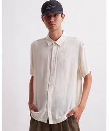 Bruce Leopard Jacquard Short Sleeve Shirt