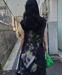 Ameri（アメリ）の「ELEANOR SHEER SETUP（サロペット/オーバーオール  