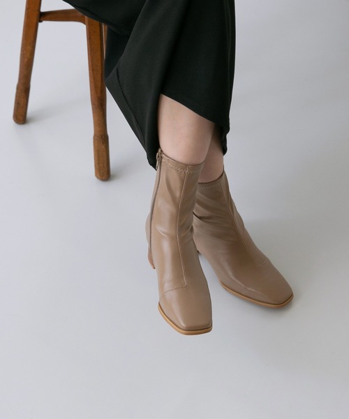 menue（メヌエ）の「【 極やわ 】 ストレッチブーツ 5cmヒール（ブーツ・レディース・アイボリー/グレイッシュベージュ/ブラック/ブラック系・3L/L/S/LL/M/SS）」の11枚目の写真