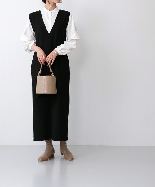 menue（メヌエ）の「【 極やわ 】 ストレッチブーツ 5cmヒール（ブーツ・レディース・アイボリー/グレイッシュベージュ/ブラック/ブラック系・3L/L/S/LL/M/SS）」の15枚目の写真