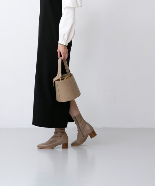 menue（メヌエ）の「【 極やわ 】 ストレッチブーツ 5cmヒール（ブーツ・レディース・アイボリー/グレイッシュベージュ/ブラック/ブラック系・3L/L/S/LL/M/SS）」の14枚目の写真