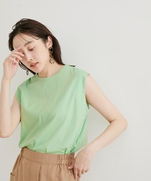 シルケットノースリーブプルオーバー