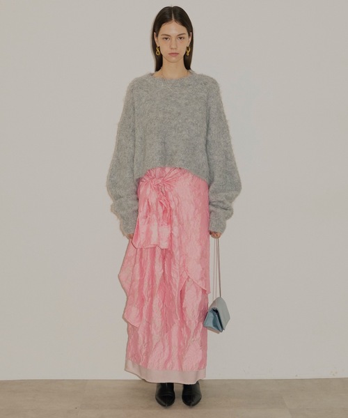 Long sleeve shaggy knit/ロングスリーブシャギーニット（ニット